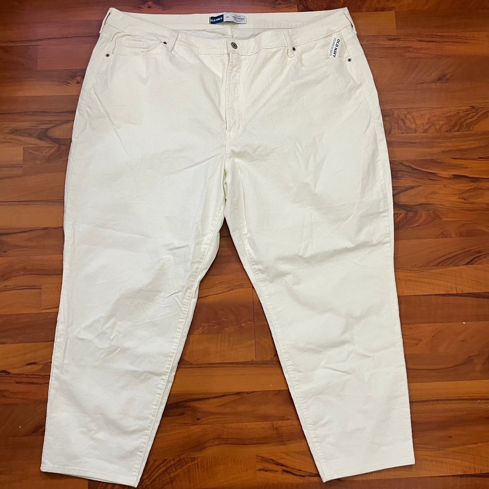 Old Navy High Rise OG Straight Secret-Smooth Pockets Corduroy Women's Size 24W
